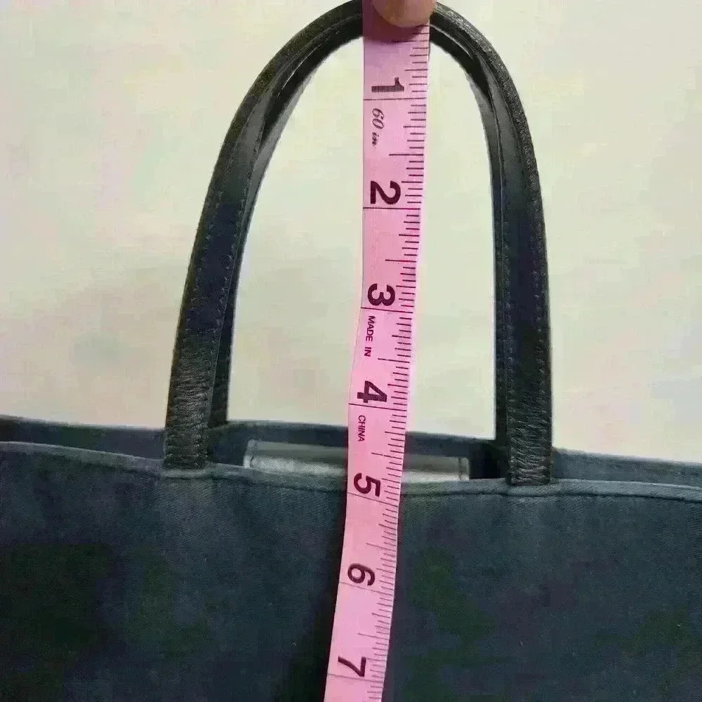 Lauren Ralph Lauren women's black slim handbag satchel - Picture 8 of 10